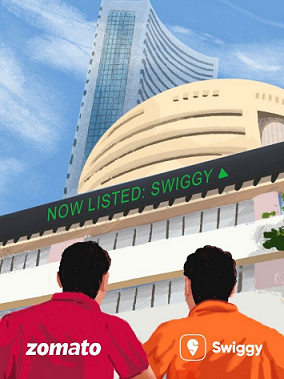 എൽപിജി ക്ഷാമം ഓഹരി വിപണിയിലും ആഘാതമാകുന്നു; സൊമാറ്റോയും സ്വിഗ്ഗിയും കൂപ്പുകുത്തി