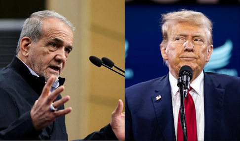 ‘കീഴടങ്ങില്ലെന്ന് പറയുന്ന ആൾ ആരാണെന്ന് ലോകം കാണട്ടെ’; ഇറാൻ പ്രസിഡന്റിനെതിരെ ട്രംപ്