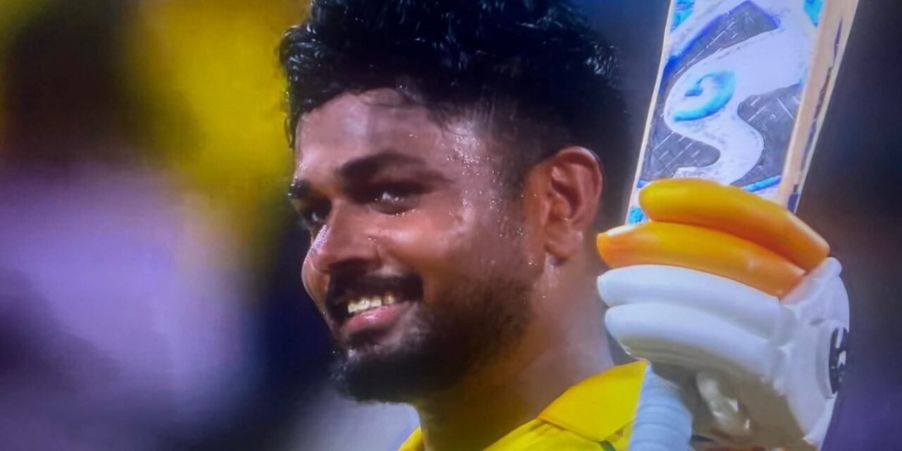 ഐപിഎൽ : മലയാളി താരം സഞ്ജു സാംസണിന് വീണ്ടും സെഞ്ച്വറി