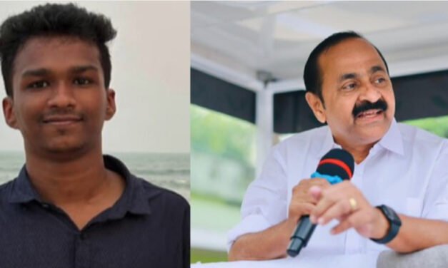 ഇ​ത്ത​ര​ക്കാ​ർ അ​ധ്യാ​പ​ക​ർ ആ​ണോ; നി​ധി​ൻ രാ​ജി​ന്‍റെ മ​ര​ണ​ത്തി​ൽ പ്ര​തി​ക​രി​ച്ച് വി.​ഡി. സ​തീ​ശ​ൻ