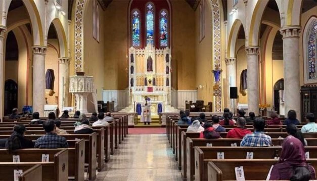 ആത്മീയ ഉണർവായി കൊളംബസ് സെന്റ് മേരീസ് കാത്തലിക് മിഷനിൽ ദ്വിദിന നോമ്പുകാല ധ്യാനത്തിന് സമാപനം