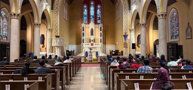 ആത്മീയ ഉണർവായി കൊളംബസ് സെന്റ് മേരീസ് കാത്തലിക് മിഷനിൽ ദ്വിദിന നോമ്പുകാല ധ്യാനത്തിന് സമാപനം