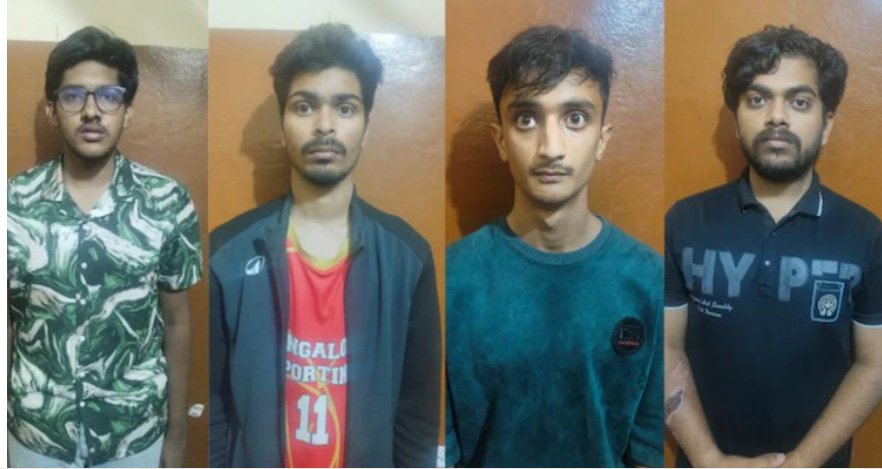 വ്യാ​ജ തോ​ക്ക് ചൂ​ണ്ടി സ​ഹ​പാ​ഠി​യെ ത​ട്ടി​ക്കൊ​ണ്ടു​പോ​യി, മോ​ച​ന​ദ്ര​വ്യം ആ​വ​ശ്യ​പ്പെ​ട്ടു, മ​ല​യാ​ളി ഉ​ൾ​പ്പ​ടെ അ​റ​സ്റ്റി​ൽ