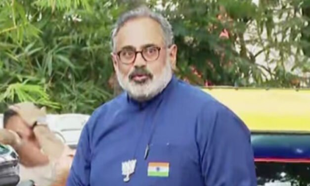 തൂ​ക്കു​സ​ഭ വ​രും; ബി​ജെ​പി നി​ർ​ണാ​യ​ക ശ​ക്തി​യാ​കും: രാ​ജീ​വ് ച​ന്ദ്ര​ശേ​ഖ​ർ