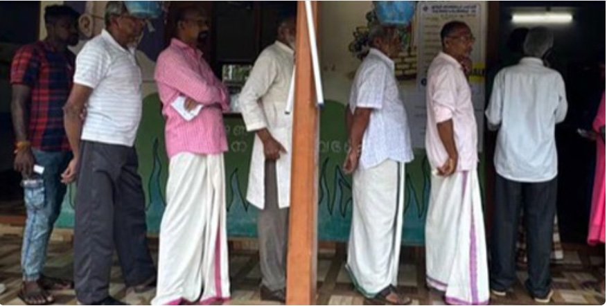 കേ​ര​ളം വി​ധി​യെ​ഴു​തു​ന്നു; ആ​ദ്യ​മ​ണി​ക്കൂ​റി​ൽ മി​ക​ച്ച പോ​ളിം​ഗ്