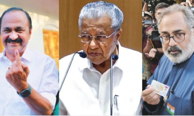 അ​വ​കാ​ശ​വാ​ദ​വു​മാ​യി മു​ന്ന​ണി​ക​ൾ; ഭ​ര​ണ​ത്തു​ട​ർ​ച്ച​യെ​ന്ന് എൽ‌ഡിഎഫ്; 100 പ്ല​സ് എ​ന്നു യു​ഡി​എ​ഫ്; തൂ​ക്കുസ​ഭ​യെ​ന്ന് ബി​ജെ​പി