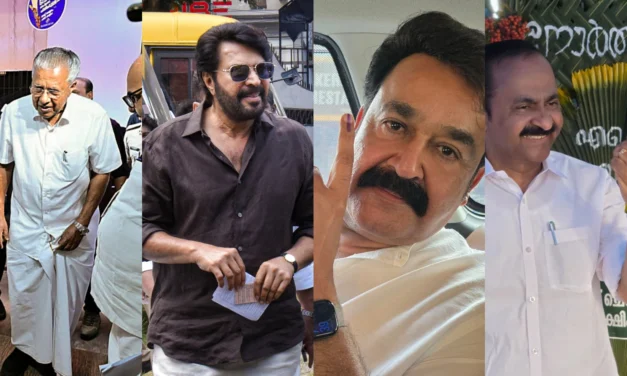  വിധിയെഴുതി കേരളം: ബൂത്തുകളിൽ ജനസാഗരം, ചിത്രങ്ങൾ കാണാം