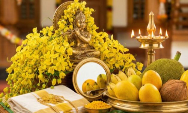 നാ​ടും ന​ഗ​ര​വും വി​ഷു ആ​ഘോ​ഷ​ത്തി​ൽ; ക്ഷേ​ത്ര​ങ്ങ​ളി​ൽ വ​ൻ തി​ര​ക്ക്