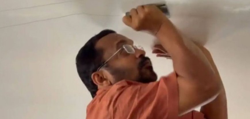 ടൗ​ണ്‍​ഷി​പ്പി​ലെ വീ​ട്ടി​ൽ വി​ള്ള​ൽ; മ​ന്ത്രി കെ.​രാ​ജ​ൻ സ​ന്ദ​ർ​ശി​ച്ചു