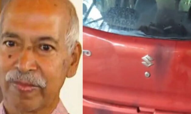 പ​യ്യ​ന്നൂ​രി​ല്‍ വീ​ണ്ടും അ​ക്ര​മം; കു​ഞ്ഞി​കൃ​ഷ്ണ​ൻ അ​നു​കൂ​ലി​യു​ടെ കാ​ര്‍ ക​ത്തി​ക്കാ​ന്‍ ശ്ര​മം