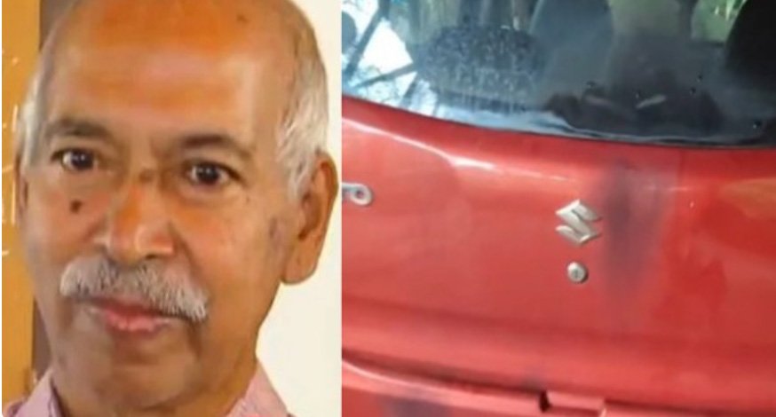 പ​യ്യ​ന്നൂ​രി​ല്‍ വീ​ണ്ടും അ​ക്ര​മം; കു​ഞ്ഞി​കൃ​ഷ്ണ​ൻ അ​നു​കൂ​ലി​യു​ടെ കാ​ര്‍ ക​ത്തി​ക്കാ​ന്‍ ശ്ര​മം