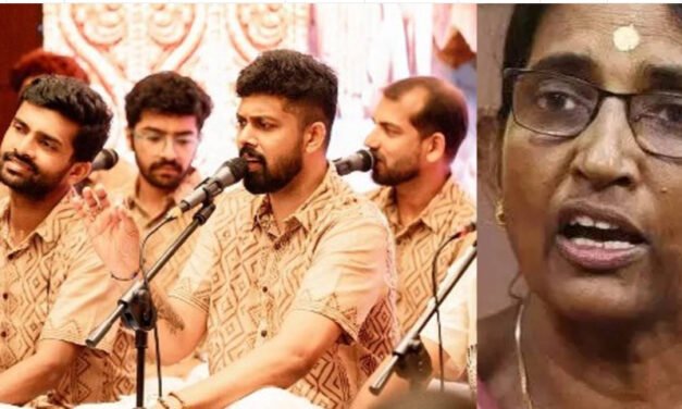 ഭജനസംഘത്തിന്‍റെ ക്രിസ്തീയ ഗാനം: ശശികലയെ തള്ളി ക്ഷേത്ര കമ്മിറ്റി