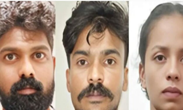 യുവതികളുടെ പേരിൽ മുറിയെടുത്ത് എം​ഡി​എം​എ വി​ൽ​പ്പ​ന; മൂ​ന്നു​പേ​ർ പി​ടി​യി​ൽ