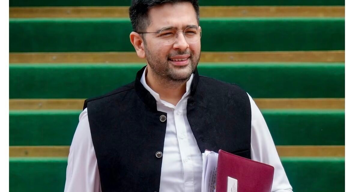 രാഘവ് ഛദ്ദയെ രാജ്യസഭയിലെ ഡെപ്യൂട്ടി ലീഡർ സ്ഥാനത്തുനിന്ന് നീക്കാൻ AAP; ‘സംസാരിക്കാൻ സമയം കൊടുക്കേണ്ട’