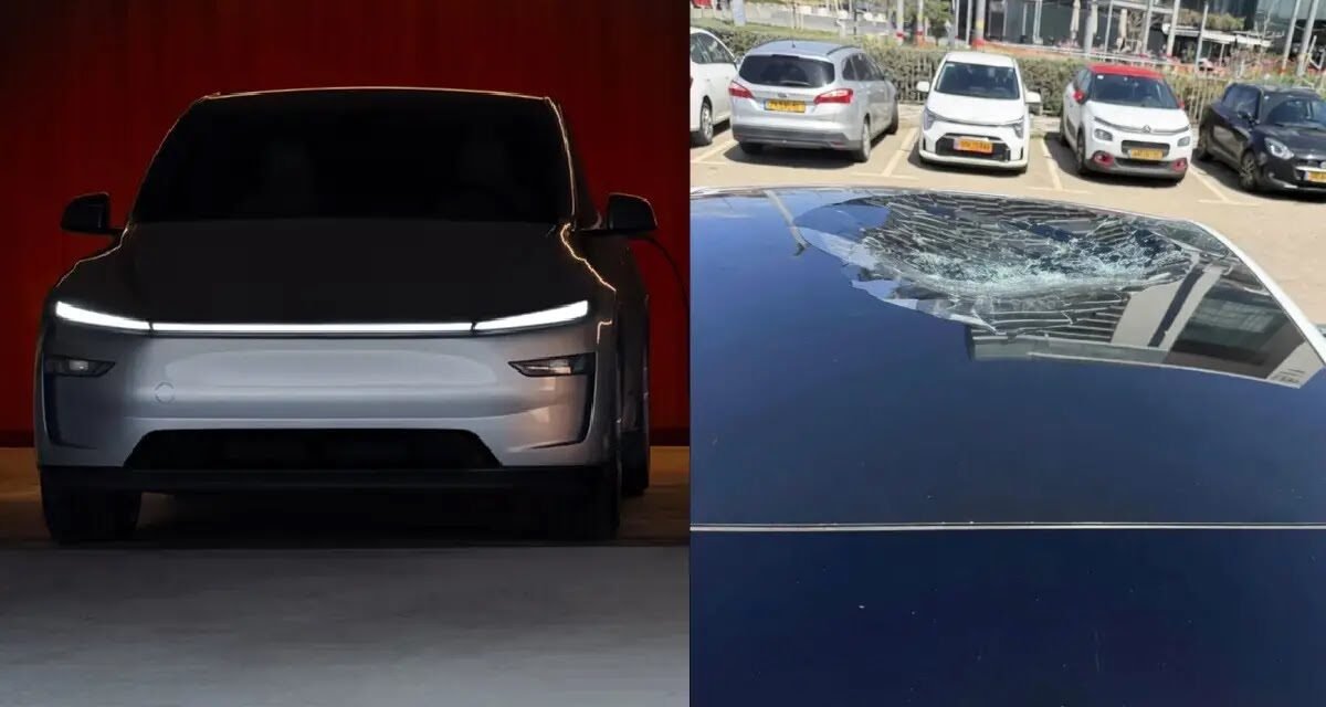 റോക്കറ്റ് വീണിട്ടും തകർന്നില്ല, മസ്‌കിന് നന്ദി; ടെസ്‌ലയുടെ സുരക്ഷയ്ക്ക് കൈയടിച്ച് സോഷ്യൽ മീഡിയ