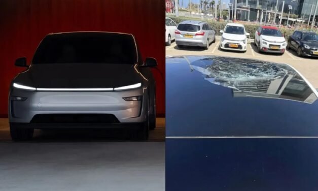 റോക്കറ്റ് വീണിട്ടും തകർന്നില്ല, മസ്‌കിന് നന്ദി; ടെസ്‌ലയുടെ സുരക്ഷയ്ക്ക് കൈയടിച്ച് സോഷ്യൽ മീഡിയ