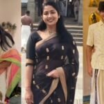 ‘ഇവരുടെ അമ്മായിയമ്മ അല്ലേ കുറച്ചു ദിവസം മുൻപ് മരിച്ചത്’; വിഷു ആഘോഷചിത്രങ്ങൾക്ക് പിന്നാലെ നവ്യ നായർക്കെതിരെ സോഷ്യൽ മീഡിയ വിമർശനം