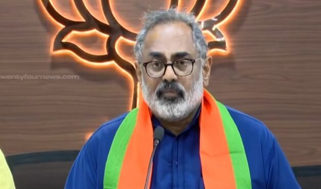 ‘സിപിഐഎമ്മും ബിജെപിയും തമ്മില്‍ ഡിലീനുള്ള സാധ്യത വട്ടപൂജ്യം; ഇന്ദിര ഗ്യാരന്റി വ്യാജ ഗ്യാരന്റി’, രാജീവ് ചന്ദ്രശേഖർ