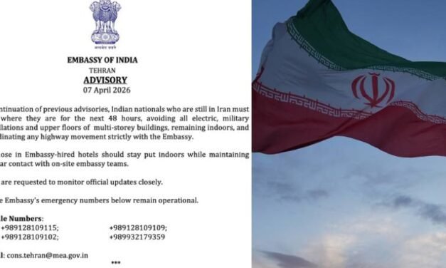 പശ്ചിമേഷ്യൻ സംഘർഷം: ഇറാനിലെ ഇന്ത്യൻ പൗരന്മാർക്ക് മുന്നറിയിപ്പ് നൽകി ഇന്ത്യൻ എംബസി