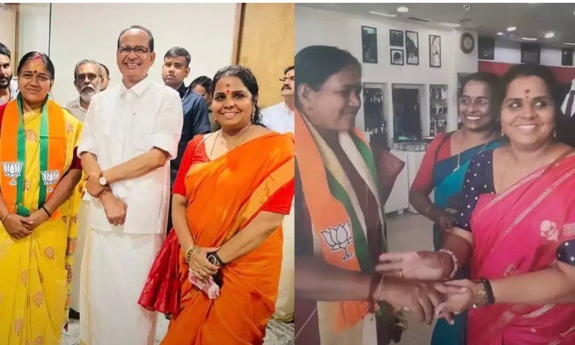 ബി ജെ പി പ്രവർത്തക വോട്ടർക്ക് പണം നൽകിയെന്ന ആരോപണത്തിൽ പുതിയ തെളിവുകൾ പുറത്ത്