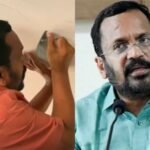 ‘മേല്‍ക്കൂരയില്‍ വെള്ളം കിനിഞ്ഞ് വന്ന പാടുണ്ട്, അത് തടയാനുള്ള പണി പൂര്‍ത്തിയായിട്ടില്ല’; ടൗണ്‍ഷിപ്പിലെ വീടുകളില്‍ വിള്ളലെന്ന ആരോപണം തള്ളി മന്ത്രി കെ രാജന്‍