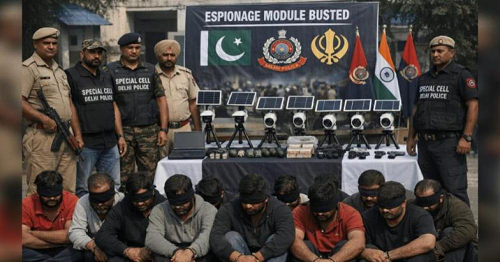 ഇന്ത്യൻ സൈനിക താവളങ്ങൾ നിരീക്ഷിക്കാൻ സിസിടിവി ക്യാമറകൾ സ്ഥാപിച്ച 11 പേർ അറസ്റ്റിൽ