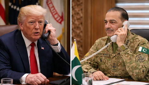 ഹോർമുസ് ഉപരോധം സമാധാനത്തിന് തിരിച്ചടി: ട്രംപിനെ വിളിച്ച് പാക് സൈനിക മേധാവി