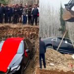 മരിച്ച പിതാവിനായി 1.5 കോടിയുടെ മെഴ്‌സിഡസ് കുഴിച്ചുമൂടി; പുലിവാല് പിടിച്ച് കുടുംബം