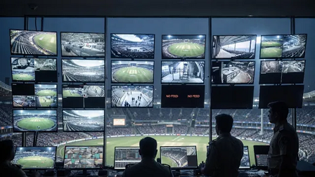 ശമ്പളം മുടങ്ങിയതിൽ പ്രതിഷേധം; ചിന്നസ്വാമി സ്റ്റേഡിയത്തിലെ 240 സിസിടിവി ക്യാമറകൾ ഓഫാക്കി