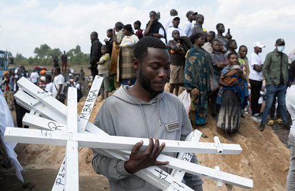 കോംഗോയിൽ ഈസ്റ്റർ ദിനത്തിൽ കൂട്ടക്കുരുതി; 43 പേർ കൊല്ലപ്പെട്ടു