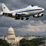 ലോകാവസാനത്തിന്റെ വിമാനം പറന്നുയർന്നു; ആണവ യുദ്ധത്തിന്റെ കമാൻഡ് സെന്ററിന് മുകളിൽ ‘ഡൂംസ്‌ഡേ പ്ലെയിൻ’