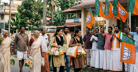 വോട്ടിന് കിറ്റ് വിതരണം: ബിജെപിക്ക് കുരുക്ക് മുറുകുന്നു; കിറ്റുകള്‍ തയ്യാറാക്കാന്‍ ആവശ്യപ്പെട്ടത് ബിജെപി നേതാവെന്ന് സൂപ്പര്‍മാര്‍ക്കറ്റ് ഉടമ