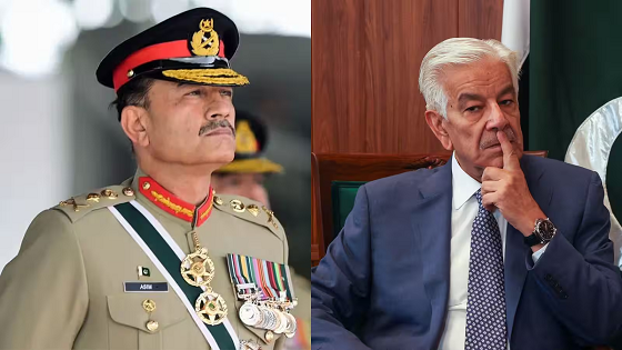 പാക് മന്ത്രിയെ ശകാരിച്ച് സൈനിക മേധാവി അസിം മുനീർ; ഇസ്രായേൽ വിരുദ്ധ പോസ്റ്റ് മുക്കിച്ചു