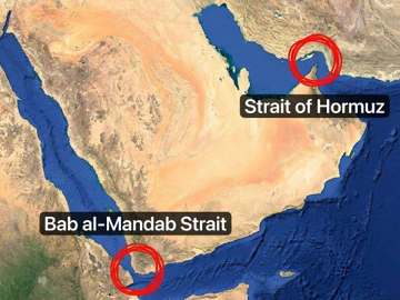 ഹോർമുസിന് പിന്നാലെ ബാബ് അൽ മന്ദബ് കടലിടുക്കും ഇറാൻ ലക്ഷ്യമിടുന്നു