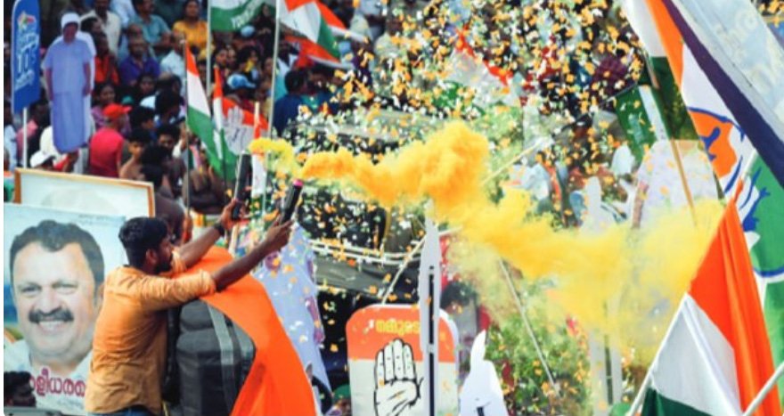 ഇ​വി​എം എ​ണ്ണി തു​ട​ങ്ങി; ലീ​ഡു നി​ല​യി​ൽ യു​ഡി​എ​ഫ് മാ​ജി​ക് ന​മ്പ​ർ പി​ന്നി​ട്ടു