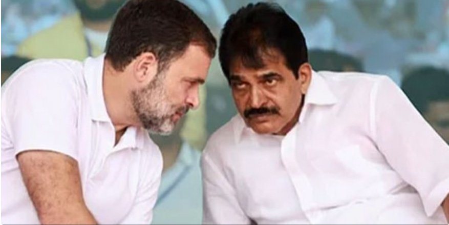 പ്ര​ചാ​ര​ണം മു​ന്നി​ൽ നി​ന്ന് ന​യി​ച്ചു; കെ.​സി​ക്ക് ന​ന്ദി​യെ​ന്ന് രാ​ഹു​ൽ ഗാ​ന്ധി