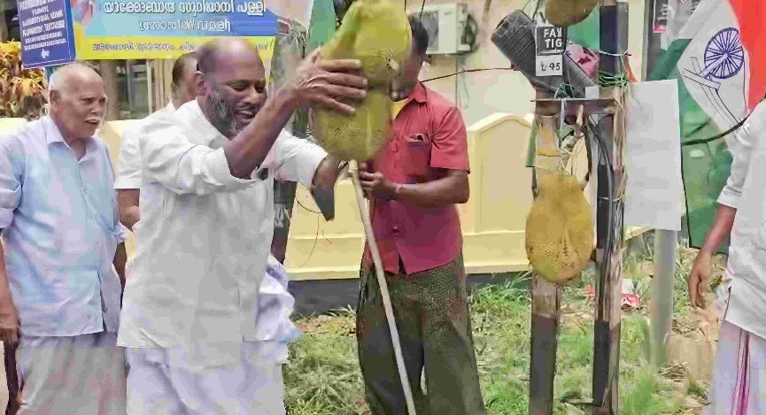 ച​ക്ക​യു​മി​ല്ല, ച​ക്ക​ക്കു​രു​വു​മി​ല്ല; കു​ന്ന​ത്തു​നാ​ട്ടി​ല്‍ ച​ക്ക മു​റി​ച്ച് യു​ഡി​എ​ഫ് പ്ര​വ​ര്‍​ത്ത​ക​രു​ടെ ആ​ഘോ​ഷം