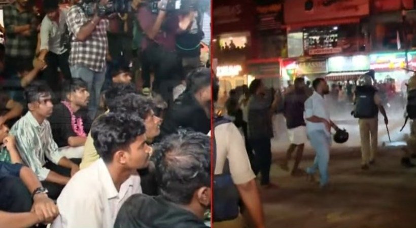 തലസ്ഥാനത്തെ തെരുവ് യുദ്ധം; 10 SFI പ്രവർത്തകർക്കെതിരെ കേസെടുത്ത് പൊലീസ്