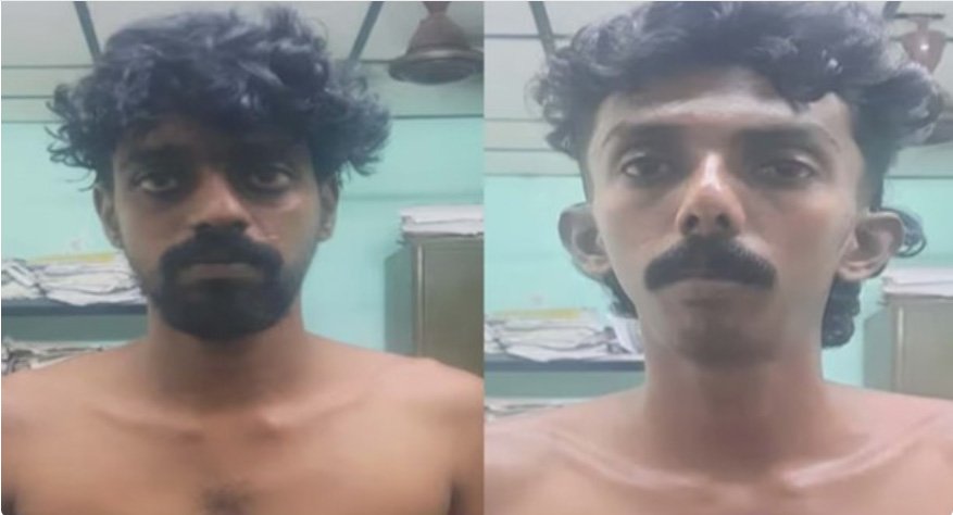 വി​ൽ​പ​ന​യ്ക്കാ​യി സൂ​ക്ഷി​ച്ച ക​ഞ്ചാ​വു​മാ​യി ര​ണ്ട് പേ​ർ പി​ടി​യി​ൽ