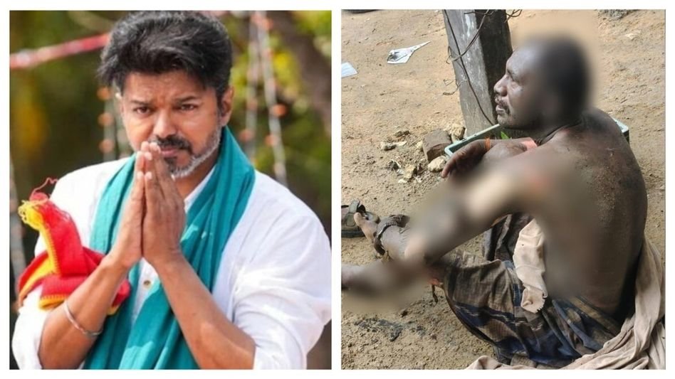 വിജയ് ആരാധകൻ തീകൊളുത്തി ആത്മഹത്യയ്ക്ക് ശ്രമിച്ചു; സർക്കാർ രൂപീകരണം വൈകുന്നതിൽ പ്രതിഷേധം