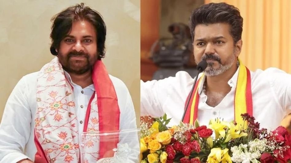 ടി.വി.കെയുടെ രാഷ്ട്രീയ വിജയത്തിൽ വിജയിയെ അഭിനന്ദിച്ച് പവൻ കല്യാൺ; തമാശരൂപേണ ‘അസൂയ’യെന്ന് പ്രതികരണം
