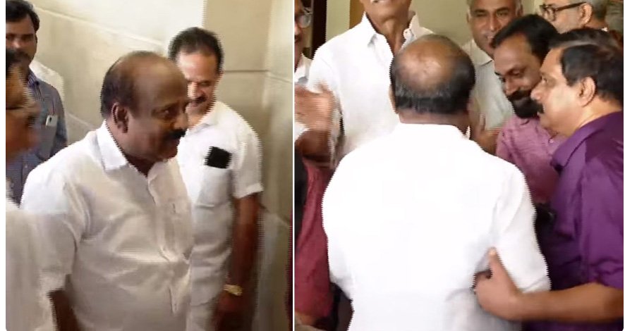 വി.ഡി. സതീശനെ കണ്ട് ടി.ജെ. വിനോദും ദീപക് ജോയിയും, പിന്തുണയുമായി പ്രവര്‍ത്തകരും