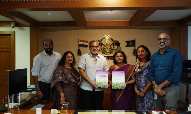 കുളവാഴയില്‍ നിന്നും വ്യാവസായിക ഇന്ധന ബ്രിക്കറ്റുകൾ; ജെയിന്‍ യൂണിവേഴ്‌സിറ്റിയുടെ ഫ്യൂച്ചര്‍ കേരള മിഷന്‍ കളക്ടര്‍ക്ക് പഠന റിപ്പോര്‍ട്ട് സമര്‍പ്പിച്ചു