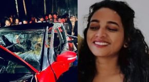 കോഴിക്കോട് പേരാമ്പ്രയിൽ ഓടികൊണ്ടിരുന്ന കാറിന് തീപിടിച്ച് ഗർഭിണി മരിച്ചു