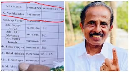 വൻ ട്വിസ്റ്റ്, പിന്തുണ അറിയിച്ചിട്ടും കെ നീലകണ്ഠന്‍റെ പേരിനൊപ്പം ഒന്നും എഴുതിച്ചേർത്തില്ല; സതീശനുമായി സംസാരിച്ചെന്ന് നിയുക്ത എംഎൽഎ