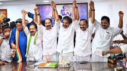 തലസ്ഥാനത്ത് തിരക്കിട്ട ചർച്ചകൾ; കോൺഗ്രസ് മന്ത്രിപ്പട്ടിക ഇന്ന് തന്നെ ഉണ്ടാകും, ടേം വ്യവസ്ഥയും ആലോചനയില്‍