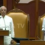 ചരിത്രത്തിലാദ്യമായി ‘വന്ദേമാതരം’; പൂർണമായി ആലപിച്ചില്ല; സഭാസമ്മേളനത്തിന് തുടക്കം