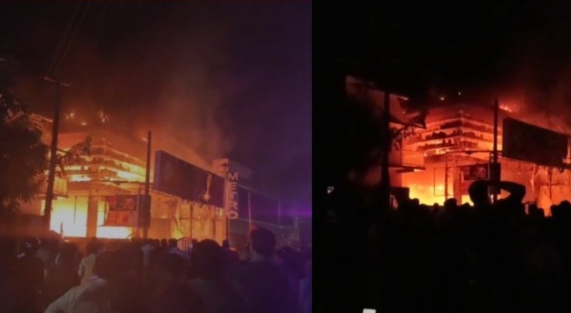കായംകുളം കറ്റാനത്ത് വന്‍ തീപിടിത്തം; വസ്ത്രവ്യാപാര ശാലയും ജിമ്മും കത്തി നശിച്ചു