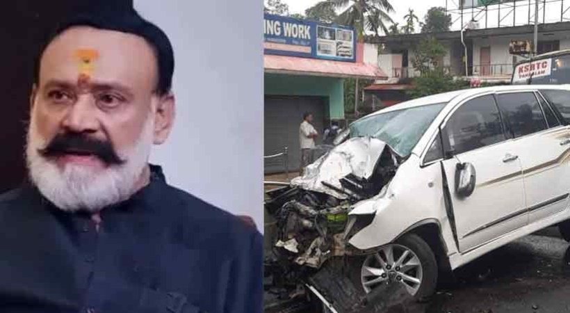 നടന്‍ സന്തോഷ് കെ നായര്‍ വാഹനാപകടത്തില്‍ മരിച്ചു