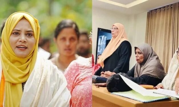 ‘സർക്കാരിന്റെ സ്ത്രീ വിരുദ്ധ നയങ്ങൾക്ക്‌ എതിരെയുള്ള വിധിയെഴുത്ത്‌’; ആദ്യ വനിതാ എംഎൽഎയെ കുറിച്ച് പരാമർശിക്കാതെ വനിതാ ലീഗ് അധ്യക്ഷയുടെ കുറിപ്പ്